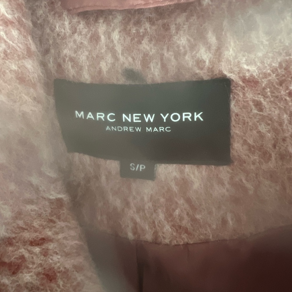 Pink Andrew Marc coat . Size small.